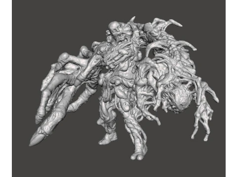 RE7 ホラーまたはファンタジー ゲーム RPG DND 用の突然変異したルーカス ミニチュア モデル 3Dプリントモデル