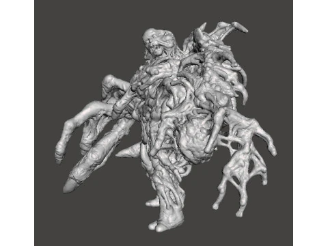 RE7 ホラーまたはファンタジー ゲーム RPG DND 用の突然変異したルーカス ミニチュア モデル 3Dプリントモデル