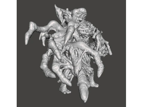 RE7 ホラーまたはファンタジー ゲーム RPG DND 用の突然変異したルーカス ミニチュア モデル 3Dプリントモデル