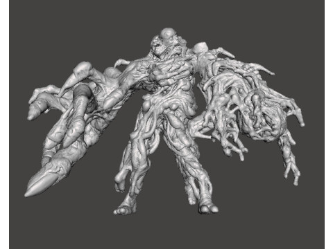 RE7 MUTATED LUCAS MINIATURE MODEL FOR HORROR OR FANTASY GAMES RPG DND 3Dプリントモデル