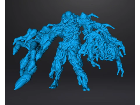 RE7 ホラーまたはファンタジー ゲーム RPG DND 用の突然変異したルーカス ミニチュア モデル 3Dプリントモデル