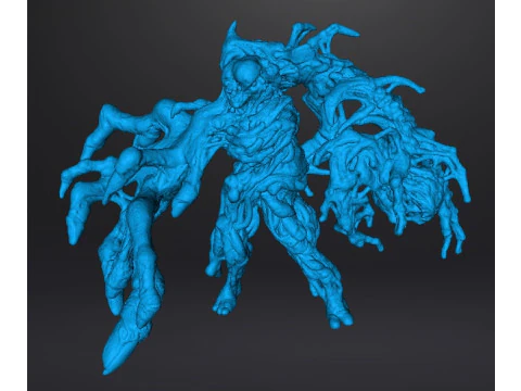 RE7 ホラーまたはファンタジー ゲーム RPG DND 用の突然変異したルーカス ミニチュア モデル 3Dプリントモデル