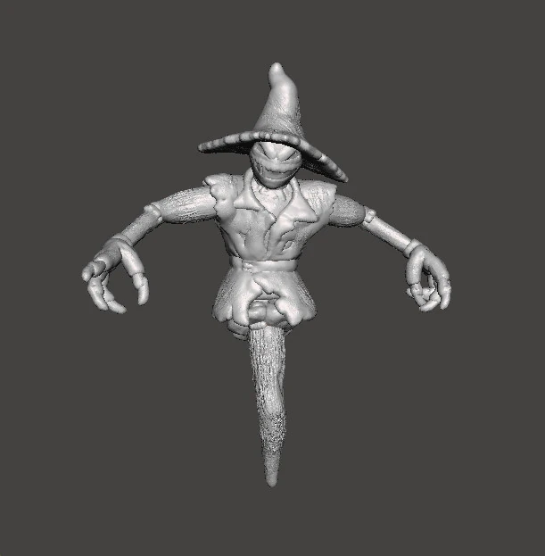 EVIL SCARECROW MINIATURE MODEL FOR HORROR AND FANTASY GAMES RPG DND 3D Print Model .c4d .max .obj .3ds .fbx .stl .blend 
