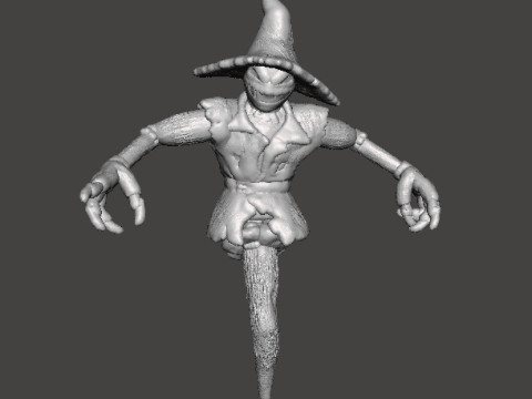 EVIL SCARECROW MINIATURE MODEL FOR HORROR AND FANTASY GAMES RPG DND 3D Print Model