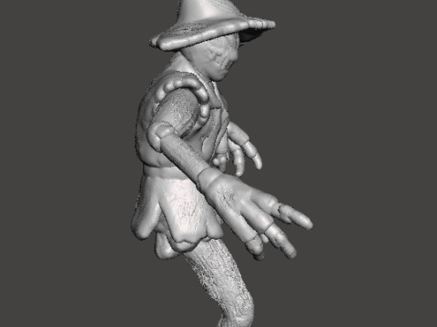 EVIL SCARECROW MINIATURE MODEL FOR HORROR AND FANTASY GAMES RPG DND 3Dプリントモデル