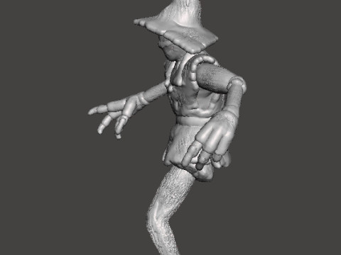 EVIL SCARECROW MINIATURE MODEL FOR HORROR AND FANTASY GAMES RPG DND 3Dプリントモデル