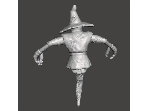 EVIL SCARECROW MINIATURE MODEL FOR HORROR AND FANTASY GAMES RPG DND 3D Print Model