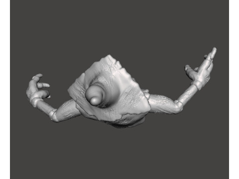 EVIL SCARECROW MINIATURE MODEL FOR HORROR AND FANTASY GAMES RPG DND 3Dプリントモデル