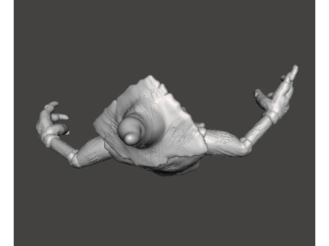 EVIL SCARECROW MINIATURE MODEL FOR HORROR AND FANTASY GAMES RPG DND 3D Print Model