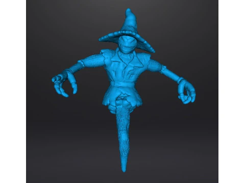 EVIL SCARECROW MINIATURE MODEL FOR HORROR AND FANTASY GAMES RPG DND 3D Print Model
