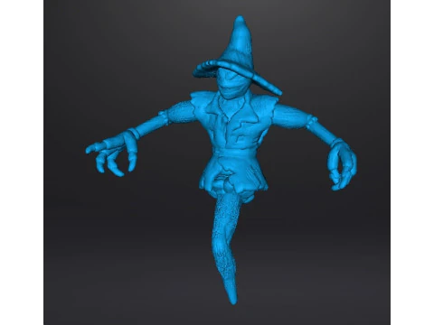 EVIL SCARECROW MINIATURE MODEL FOR HORROR AND FANTASY GAMES RPG DND 3D Print Model