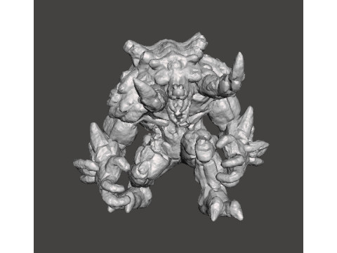 VOLCANOID KAIJU MONSTER MINIATURE MODEL FANTASY GAMES RPG DND 3D Print Model