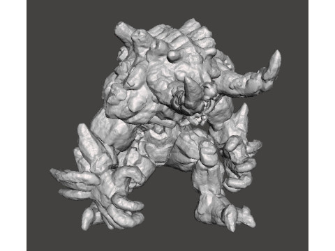 VOLCANOID KAIJU MONSTER MINIATURE MODEL FANTASY GAMES RPG DND 3Dプリントモデル