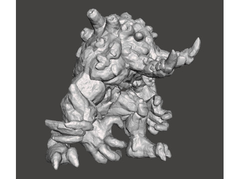 VOLCANOID KAIJU MONSTER MINIATURE MODEL FANTASY GAMES RPG DND 3Dプリントモデル