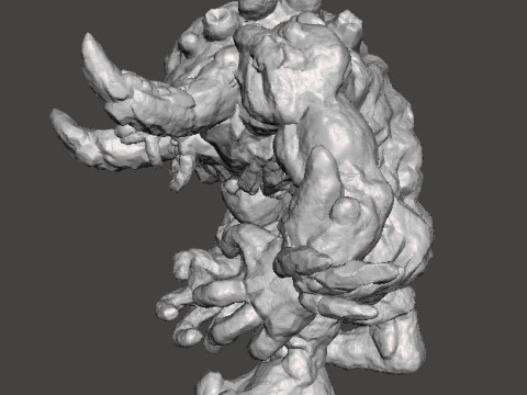 VOLCANOID KAIJU MONSTER MINIATURE MODEL FANTASY GAMES RPG DND 3Dプリントモデル