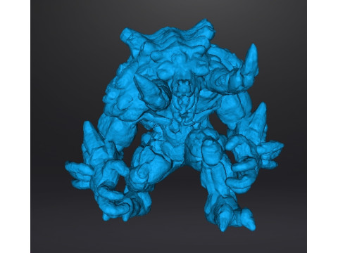 VOLCANOID KAIJU MONSTER MINIATURE MODEL FANTASY GAMES RPG DND 3Dプリントモデル