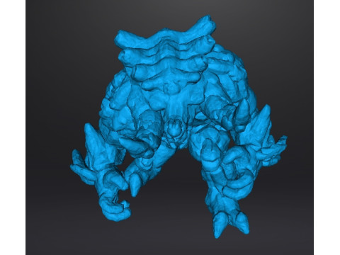VOLCANOID KAIJU MONSTER MINIATURE MODEL FANTASY GAMES RPG DND 3Dプリントモデル