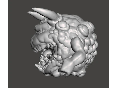 PAIN ELEMENTAL ATTACK CLASSIC DEMON MINIATURE MODEL FIGURE FOR FANTASY OR SCIFI GAMES RPG DND 3D Print Model