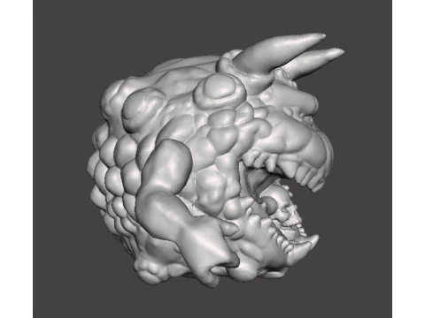 PAIN ELEMENTAL ATTACK CLASSIC DEMON MINIATURE MODEL FIGURE FOR FANTASY OR SCIFI GAMES RPG DND 3D Print Model