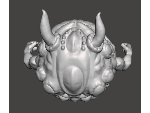 PAIN ELEMENTAL ATTACK CLASSIC DEMON MINIATURE MODEL FIGURE FOR FANTASY OR SCIFI GAMES RPG DND 3D Baskı Modeli