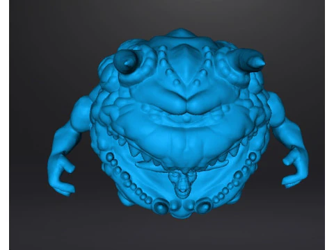 PAIN ELEMENTAL ATTACK CLASSIC DEMON MINIATURE MODEL FIGURE FOR FANTASY OR SCIFI GAMES RPG DND 3D Print Model