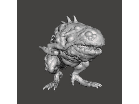 RE3 HUNTER GAMMA MONSTER MINIATURE MODEL FOR HORROR OR FANTASY GAMES RPG DND Modelo de Impressão 3D