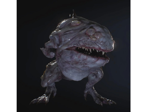 RE3 HUNTER GAMMA MONSTER MINIATURE MODEL FOR HORROR OR FANTASY GAMES RPG DND Model do druku 3D