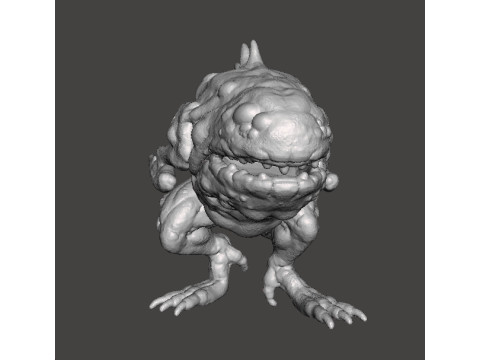 RE3 HUNTER GAMMA MONSTER MINIATURE MODEL FOR HORROR OR FANTASY GAMES RPG DND Model do druku 3D