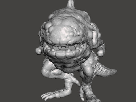 RE3 HUNTER GAMMA MONSTER MINIATURE MODEL FOR HORROR OR FANTASY GAMES RPG DND Model do druku 3D
