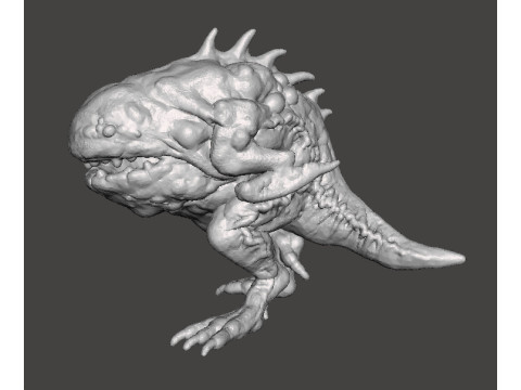 RE3 HUNTER GAMMA MONSTER MINIATURE MODEL FOR HORROR OR FANTASY GAMES RPG DND Model do druku 3D
