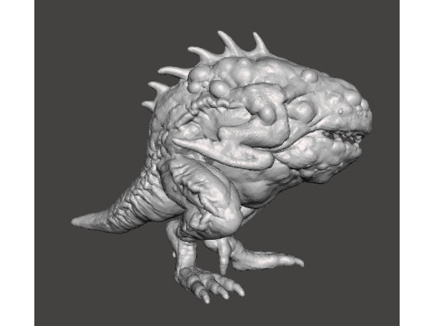 RE3 HUNTER GAMMA MONSTER MINIATURE MODEL FOR HORROR OR FANTASY GAMES RPG DND Model do druku 3D