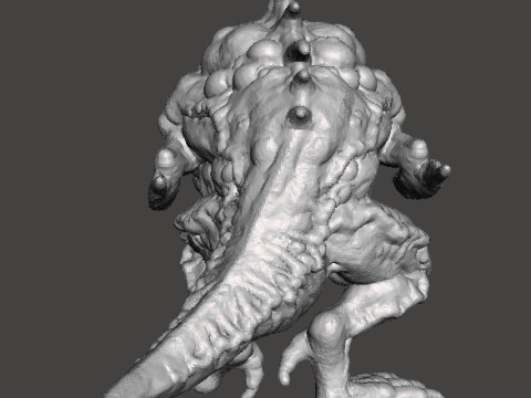 RE3 HUNTER GAMMA MONSTER MINIATURE MODEL FOR HORROR OR FANTASY GAMES RPG DND Model do druku 3D
