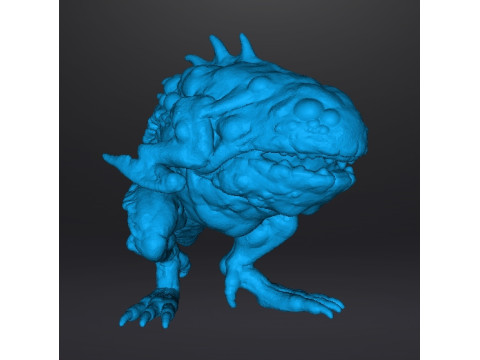 RE3 HUNTER GAMMA MONSTER MINIATURE MODEL FOR HORROR OR FANTASY GAMES RPG DND Model do druku 3D