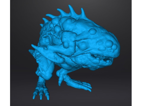 RE3 HUNTER GAMMA MONSTER MINIATURE MODEL FOR HORROR OR FANTASY GAMES RPG DND Model do druku 3D