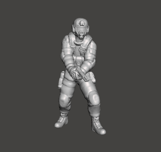 REORC NIGHTHAWK LONEWOLF OPERATOR MINIATURE MODEL FOR HORROR OR FANTASY GAMES RPG DND Model Cetak 3D .c4d .max .obj .3ds .fbx .stl .blend