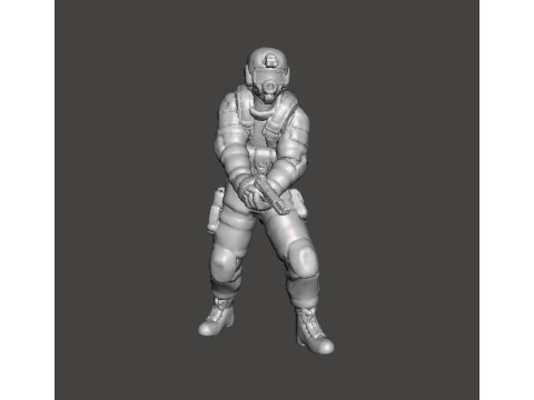 REORC NIGHTHAWK LONEWOLF OPERATOR MINIATURE MODEL FOR HORROR OR FANTASY GAMES RPG DND 3Dプリントモデル
