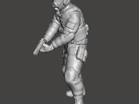 REORC NIGHTHAWK LONEWOLF OPERATOR MINIATURE MODEL FOR HORROR OR FANTASY GAMES RPG DND Model Cetak 3D