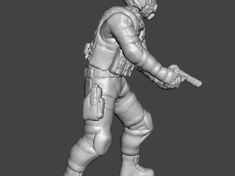 REORC NIGHTHAWK LONEWOLF OPERATOR MINIATURE MODEL FOR HORROR OR FANTASY GAMES RPG DND Model Cetak 3D