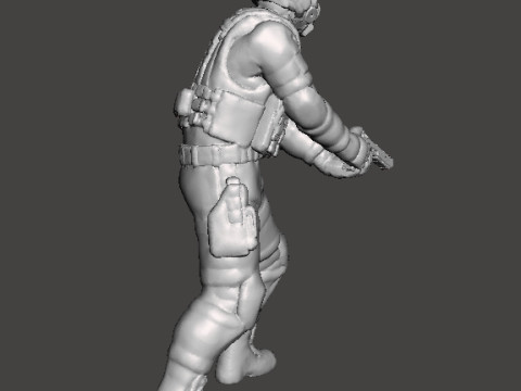 REORC NIGHTHAWK LONEWOLF OPERATOR MINIATURE MODEL FOR HORROR OR FANTASY GAMES RPG DND Model Cetak 3D