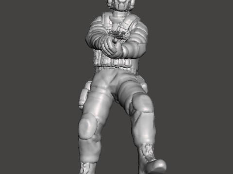 REORC NIGHTHAWK LONEWOLF OPERATOR MINIATURE MODEL FOR HORROR OR FANTASY GAMES RPG DND Model Cetak 3D