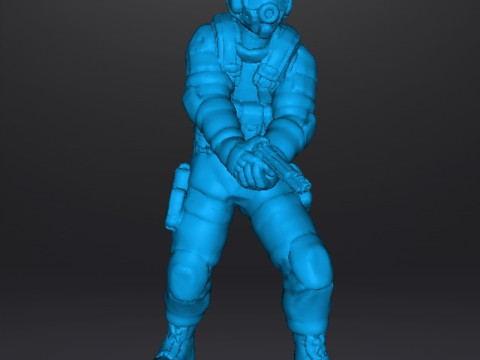 REORC NIGHTHAWK LONEWOLF OPERATOR MINIATURE MODEL FOR HORROR OR FANTASY GAMES RPG DND Model Cetak 3D
