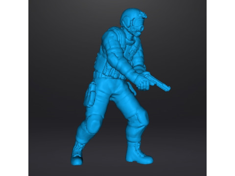 REORC NIGHTHAWK LONEWOLF OPERATOR MINIATURE MODEL FOR HORROR OR FANTASY GAMES RPG DND Model Cetak 3D
