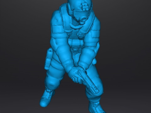 REORC NIGHTHAWK LONEWOLF OPERATOR MINIATURE MODEL FOR HORROR OR FANTASY GAMES RPG DND Model Cetak 3D