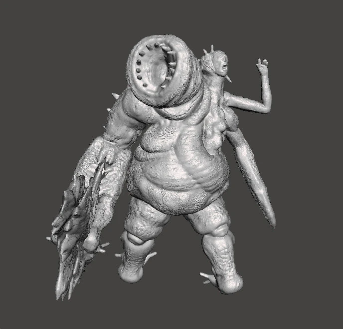 REREV SCAGDEAD MONSTER MINIATURE MODEL FOR HORROR OR FANTASY GAMES RPG DND 3D Print Model .c4d .max .obj .3ds .fbx .stl .blend 