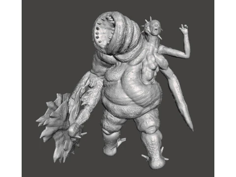 REREV SCAGDEAD MONSTER MINIATURE MODEL FOR HORROR OR FANTASY GAMES RPG DND 3D Print Model