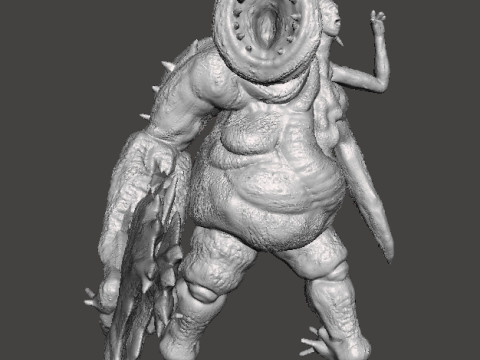 REREV SCAGDEAD MONSTER MINIATURE MODEL FOR HORROR OR FANTASY GAMES RPG DND 3D 打印模型