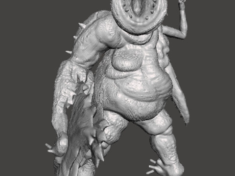 REREV SCAGDEAD MONSTER MINIATURE MODEL FOR HORROR OR FANTASY GAMES RPG DND 3D 打印模型