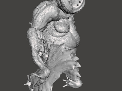 REREV SCAGDEAD MONSTER MINIATURE MODEL FOR HORROR OR FANTASY GAMES RPG DND 3D 打印模型