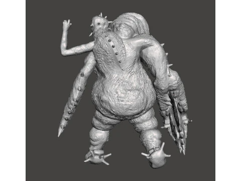 REREV SCAGDEAD MONSTER MINIATURE MODEL FOR HORROR OR FANTASY GAMES RPG DND 3D Print Model