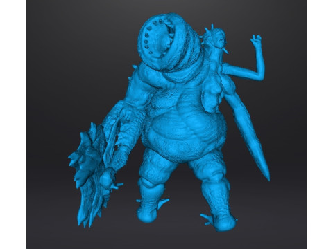REREV SCAGDEAD MONSTER MINIATURE MODEL FOR HORROR OR FANTASY GAMES RPG DND 3D 打印模型